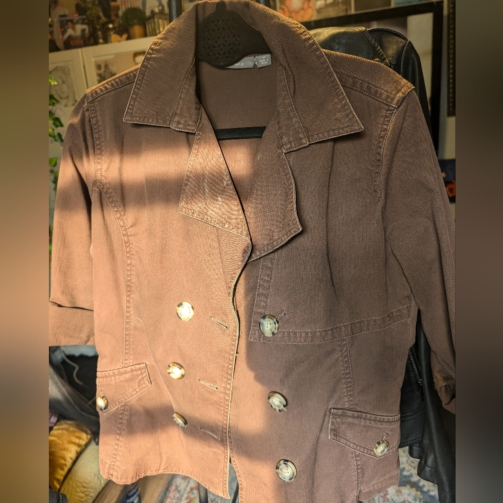 Apt 9 Womens Size M Double Breasted Jacket